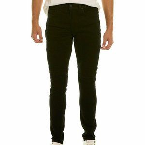 HUDSON Ethan Black Biker Skinny Jeans